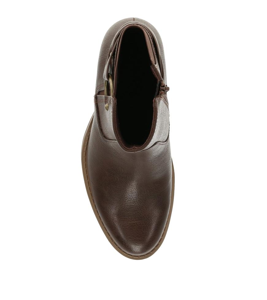 Baretraps Booties | Women Luella Block Heel Bootie Dark Brown