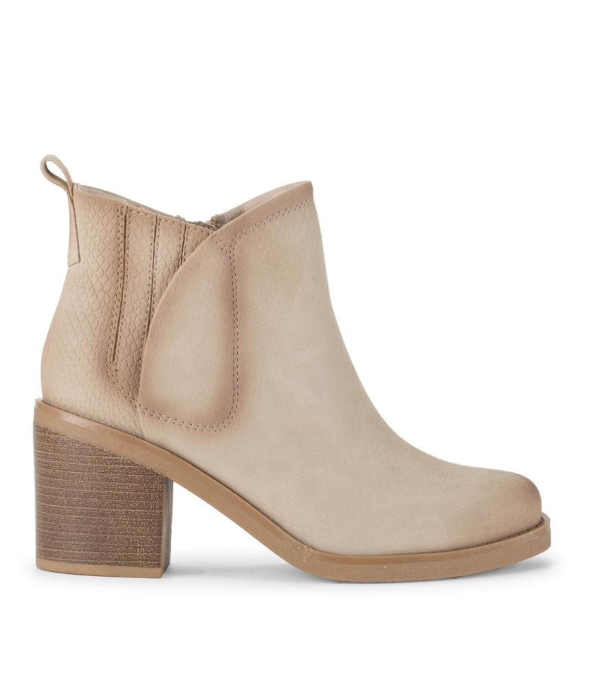 Baretraps Booties | Women Maria Block Heel Bootie Oatmeal