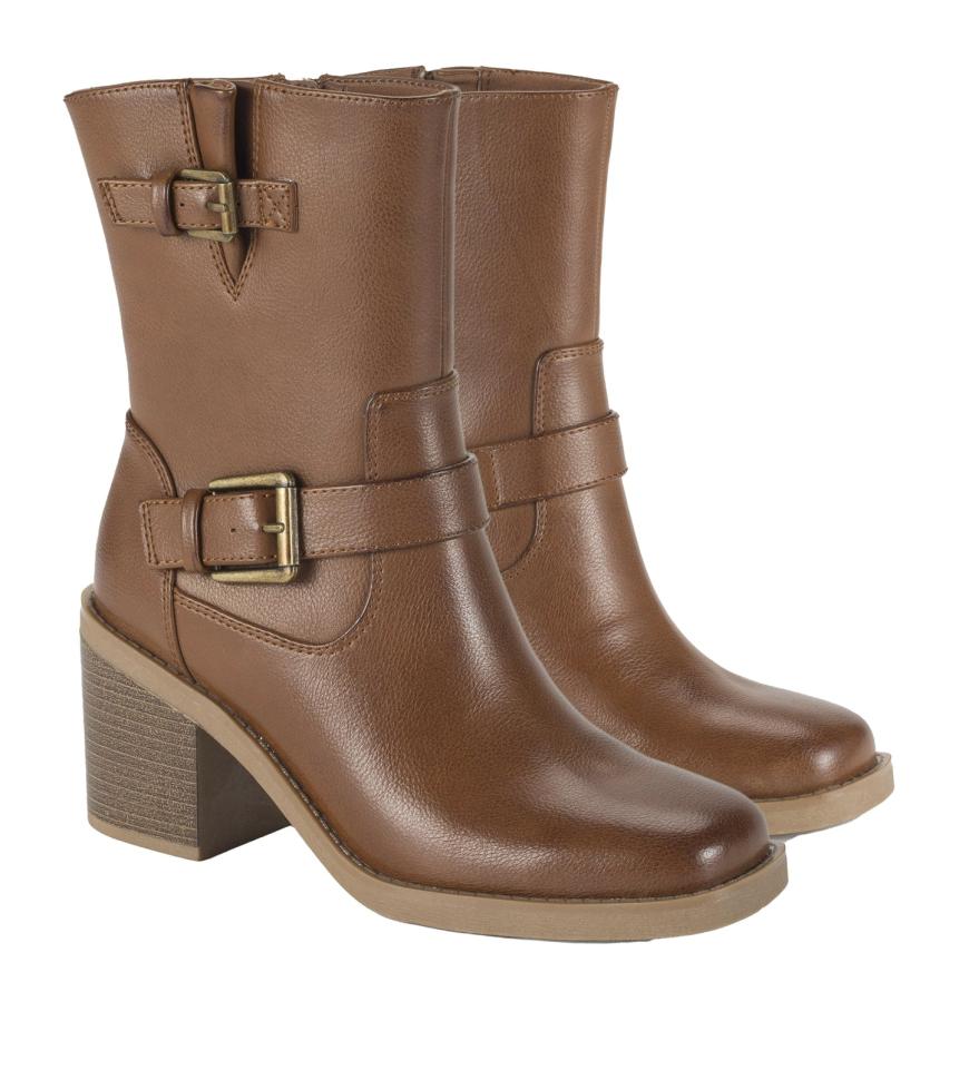 Baretraps Booties | Women Mayla Mid Calf Boot Walnut