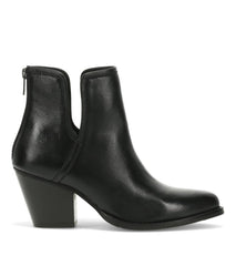 Baretraps Booties | Women Nanny Block Heel Bootie Black Leather