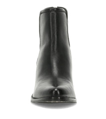 Baretraps Booties | Women Nanny Block Heel Bootie Black Leather