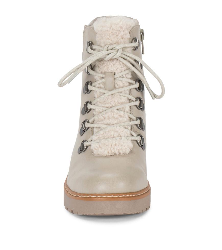Baretraps Booties | Women Nasha Lace Up Wedge Bootie Taupe