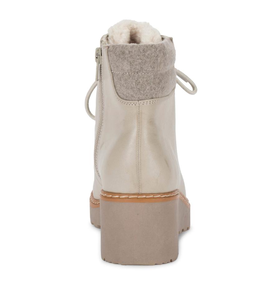 Baretraps Booties | Women Nasha Lace Up Wedge Bootie Taupe