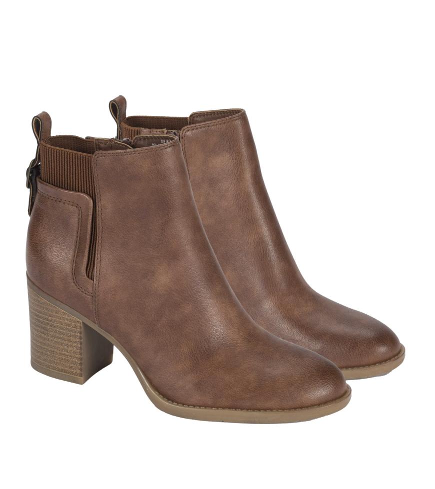 Baretraps Booties | Women Rhoslyn Block Heel Bootie Brush Brown