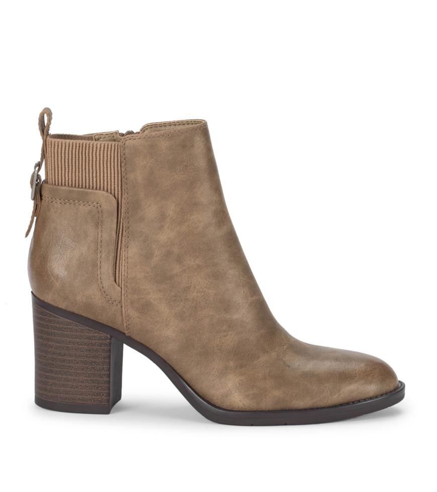 Baretraps Booties | Women Rhoslyn Block Heel Bootie Taupe