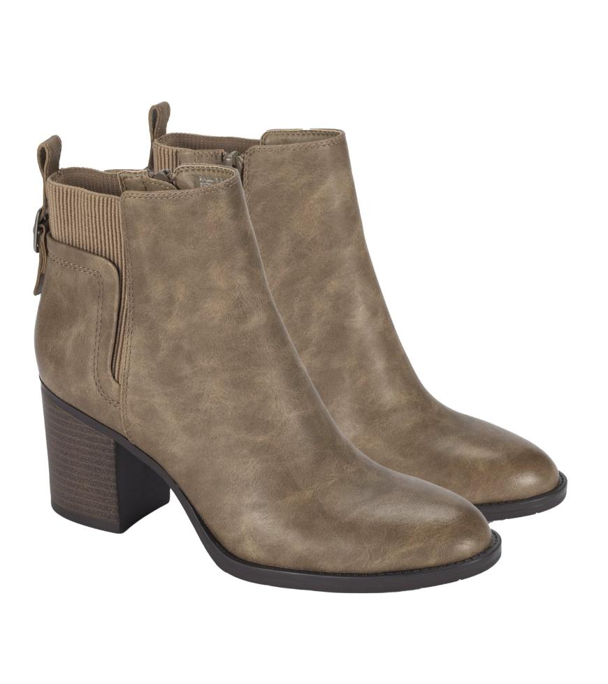 Baretraps Booties | Women Rhoslyn Block Heel Bootie Taupe