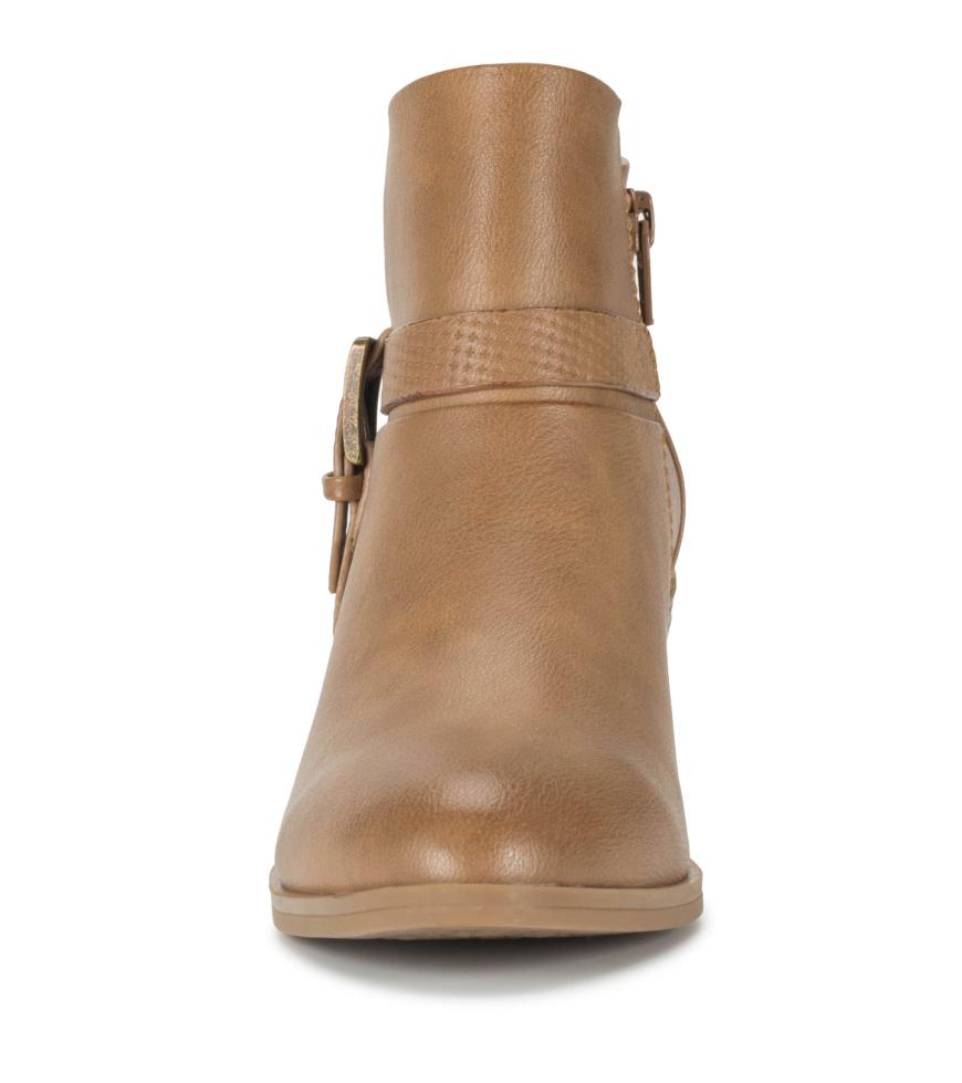 Baretraps Booties | Women Santos Block Heel Bootie Salted Caramel