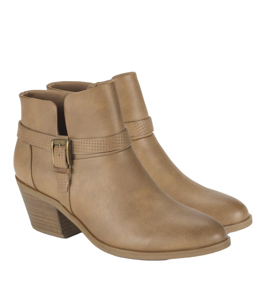Baretraps Booties | Women Santos Block Heel Bootie Salted Caramel