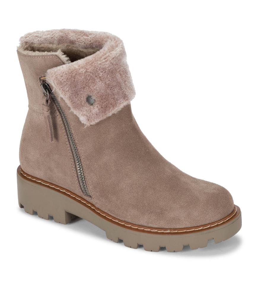 Baretraps Booties | Women Wyoming Water Resistant Boot Taupe Suede