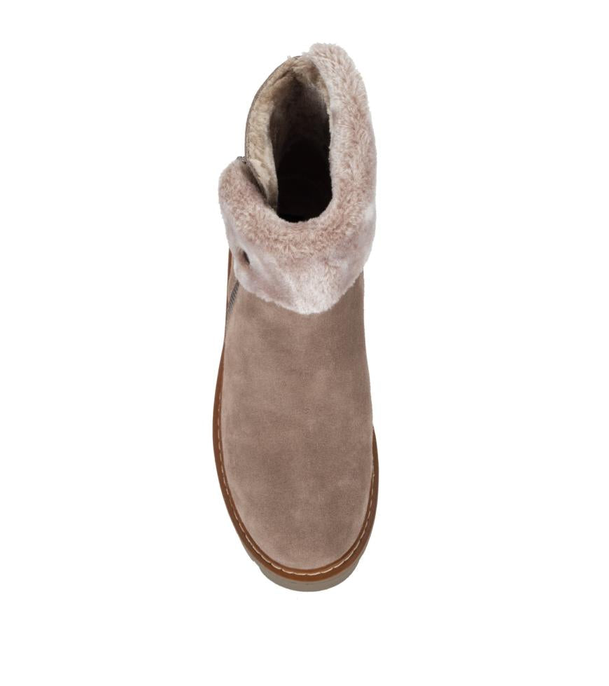 Baretraps Booties | Women Wyoming Water Resistant Boot Taupe Suede