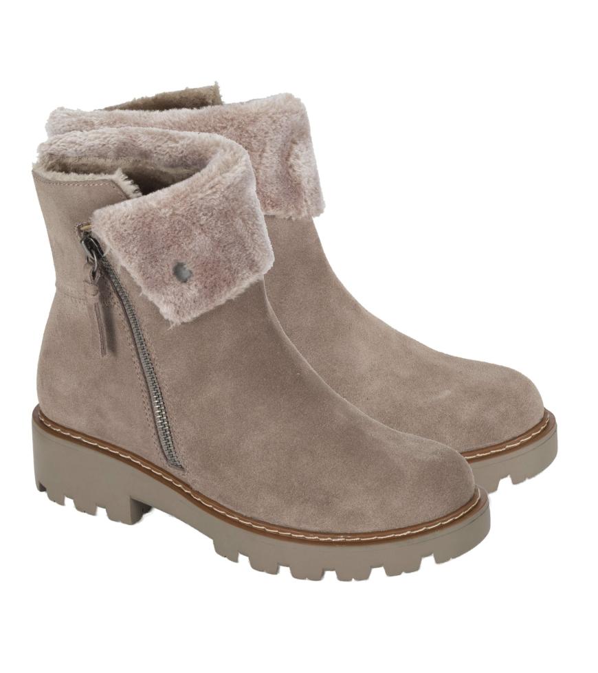 Baretraps Booties | Women Wyoming Water Resistant Boot Taupe Suede