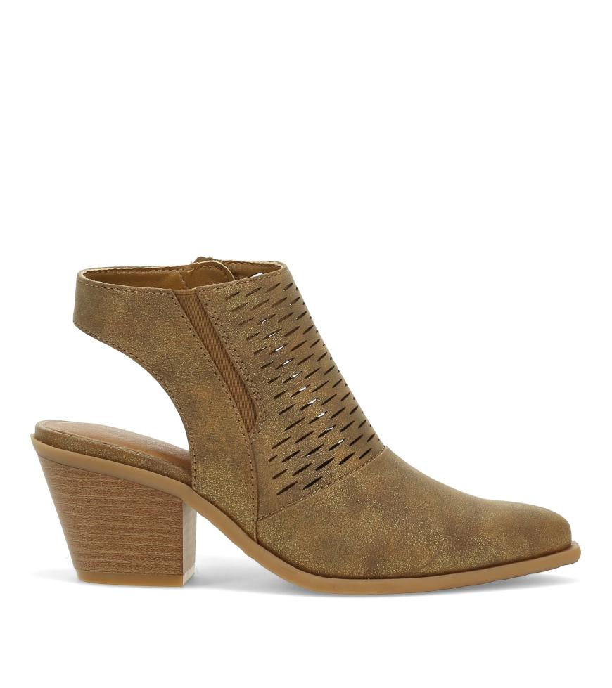 Baretraps Booties | Women Yangley Block Heel Bootie Gold