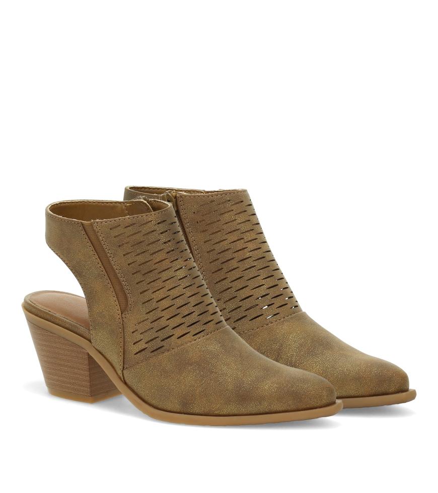 Baretraps Booties | Women Yangley Block Heel Bootie Gold