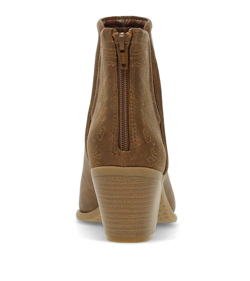 Baretraps Booties | Women Yara Block Heel Bootie Bronze