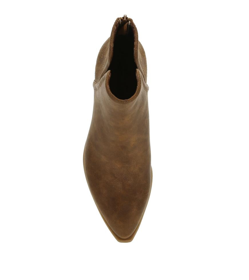 Baretraps Booties | Women Yara Block Heel Bootie Bronze