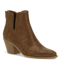 Baretraps Booties | Women Yara Block Heel Bootie Bronze