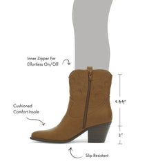 Baretraps Booties | Women Yenni Western Boot Walnut