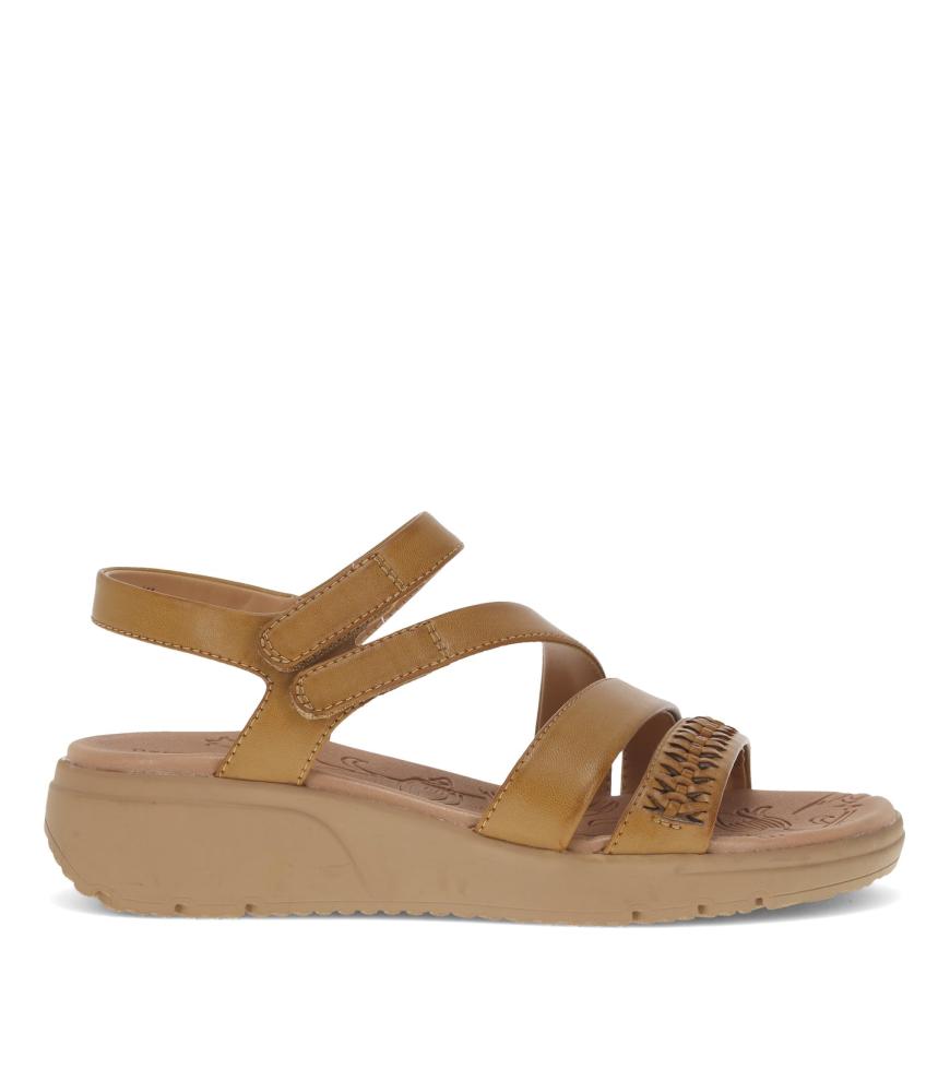Baretraps Classic Comfort Sandals | Women Berry Sandal Caramel