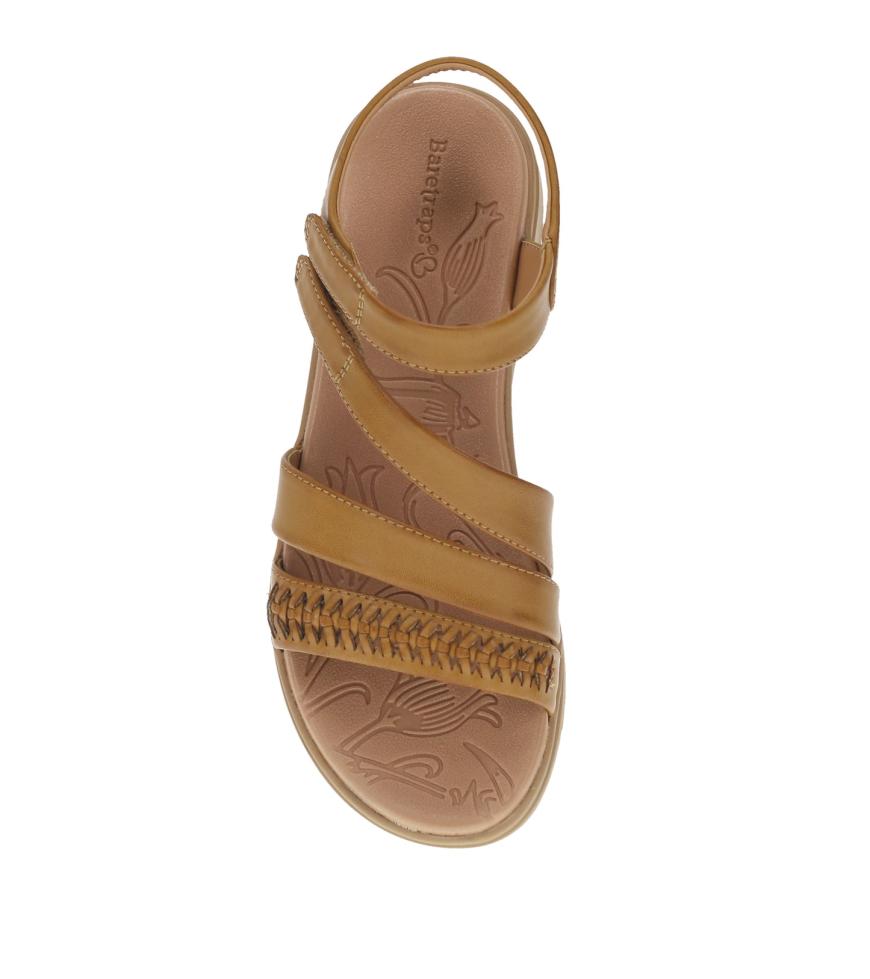 Baretraps Classic Comfort Sandals | Women Berry Sandal Caramel