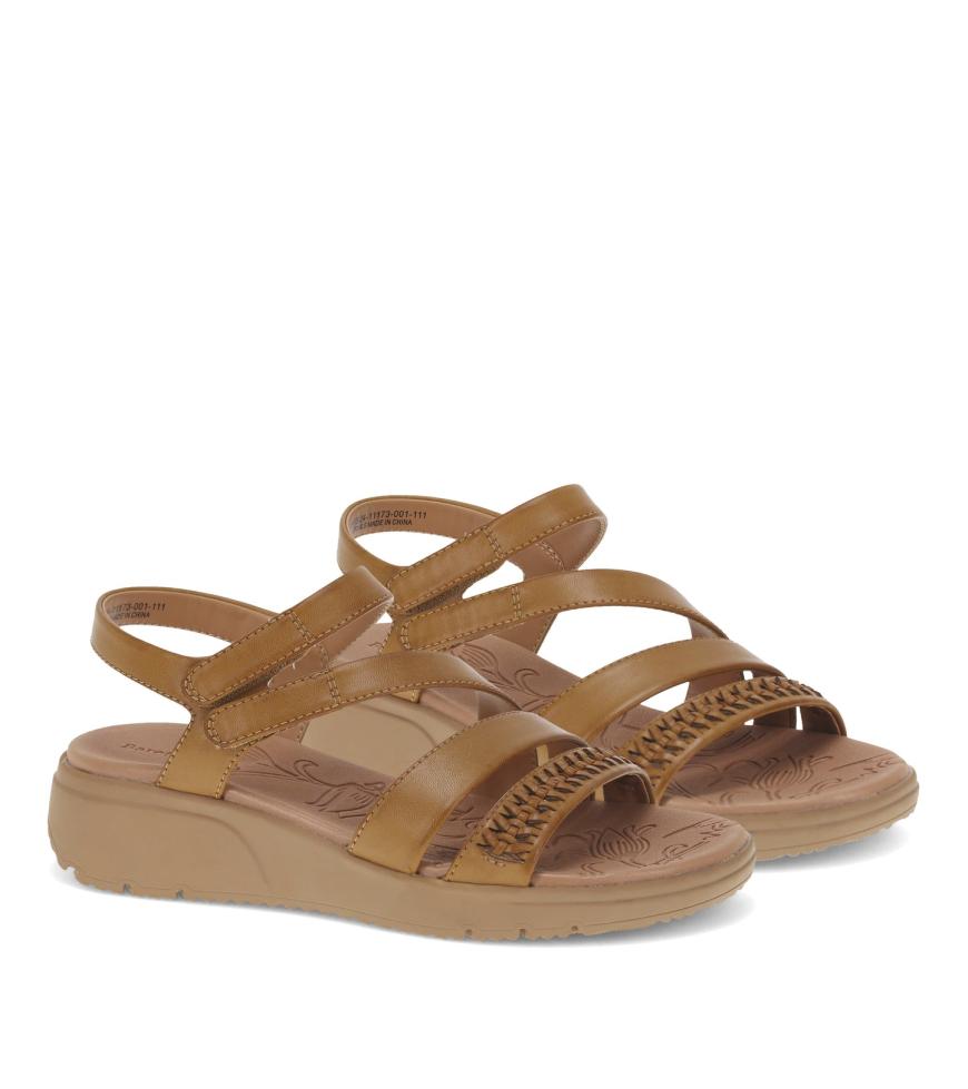 Baretraps Classic Comfort Sandals | Women Berry Sandal Caramel