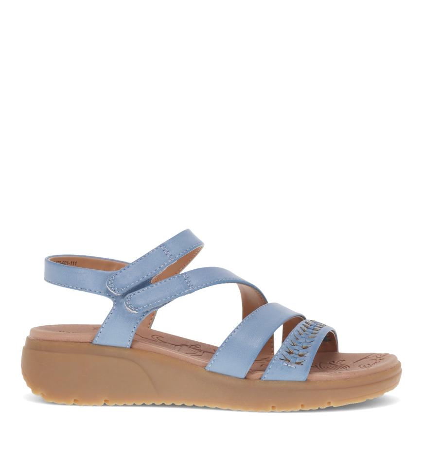 Baretraps Classic Comfort Sandals | Women Berry Sandal Island Blue
