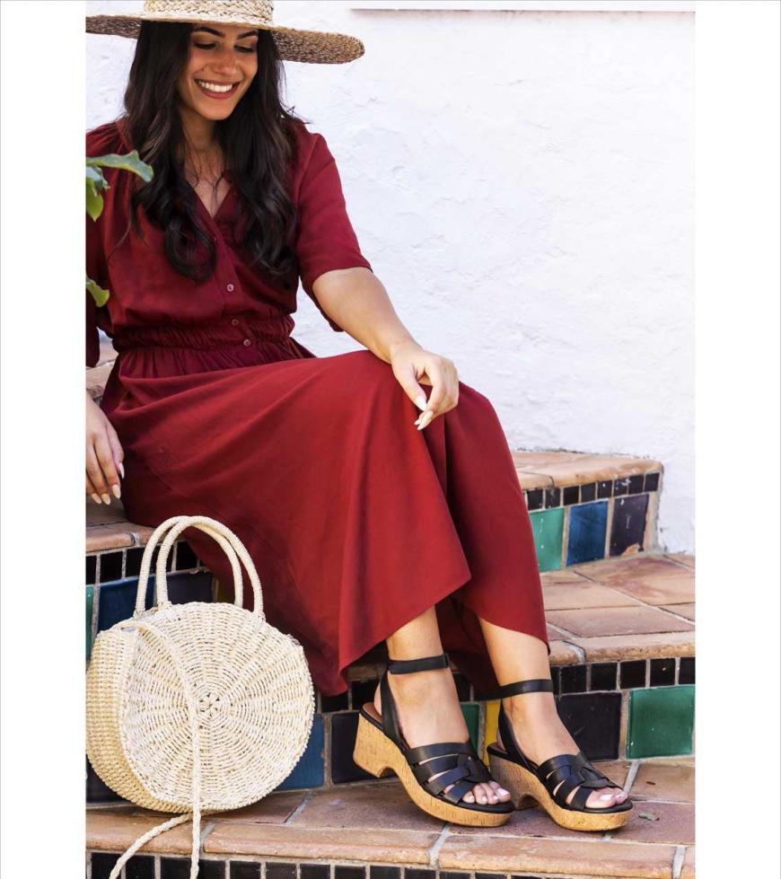 Baretraps Classic Comfort Sandals | Women Bonita Wedge Sandal Black