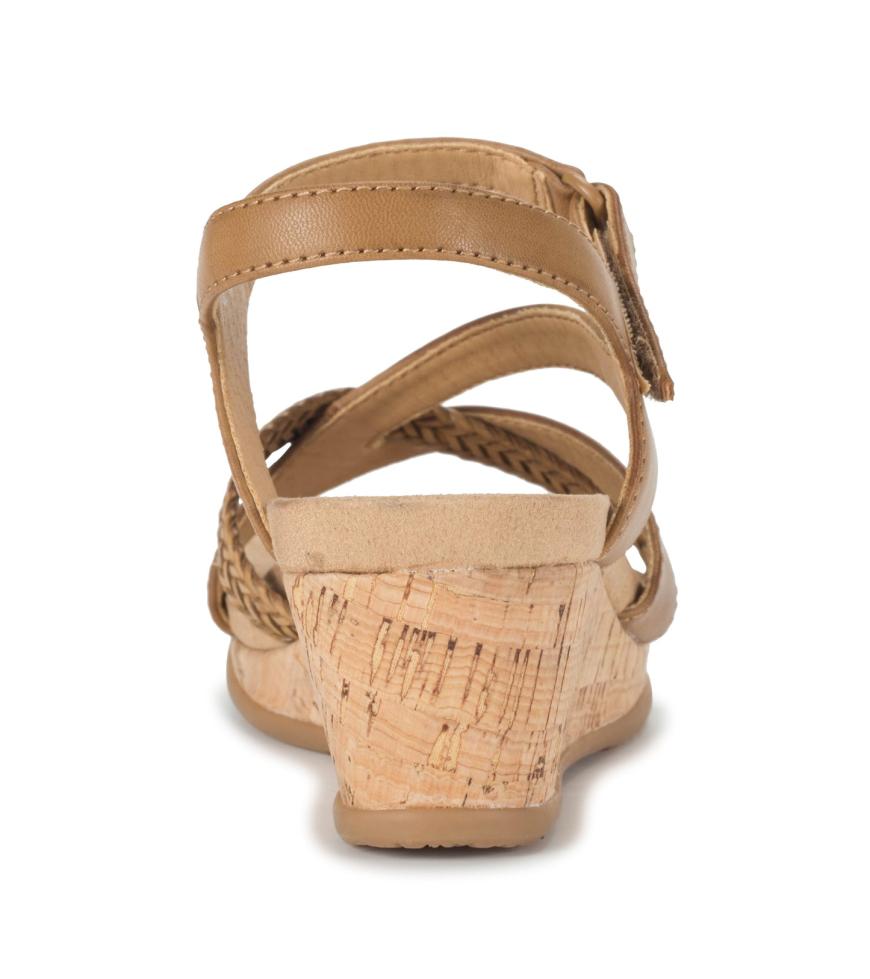 Baretraps Classic Comfort Sandals | Women Farah Wedge Sandal Caramel