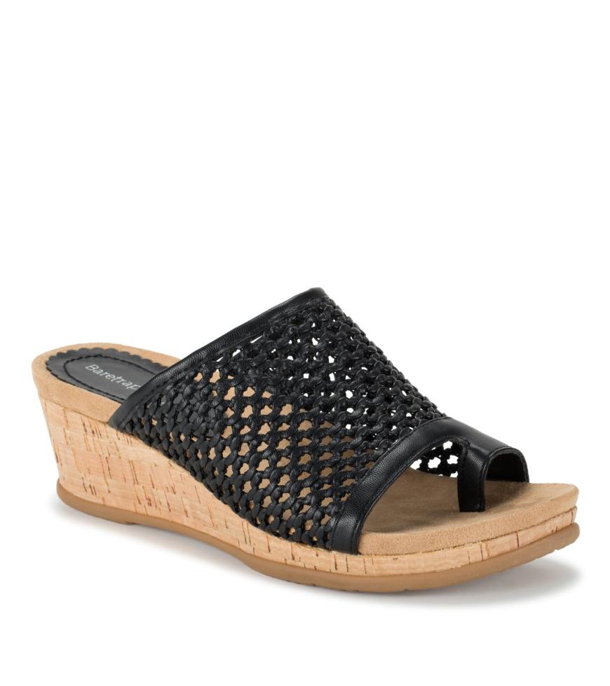 Baretraps Classic Comfort Sandals | Women Faye Wedge Sandal Black