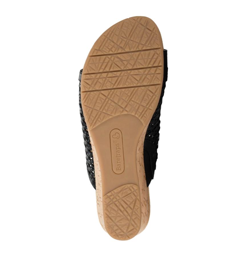 Baretraps Classic Comfort Sandals | Women Faye Wedge Sandal Black
