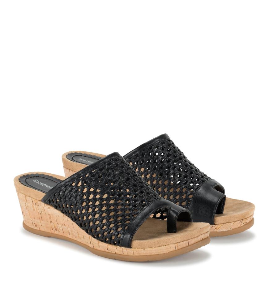 Baretraps Classic Comfort Sandals | Women Faye Wedge Sandal Black