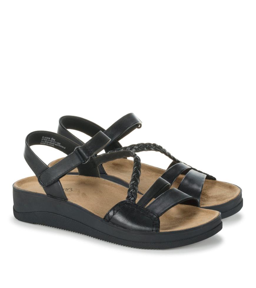 Baretraps Classic Comfort Sandals | Women Flicka Sandal Black