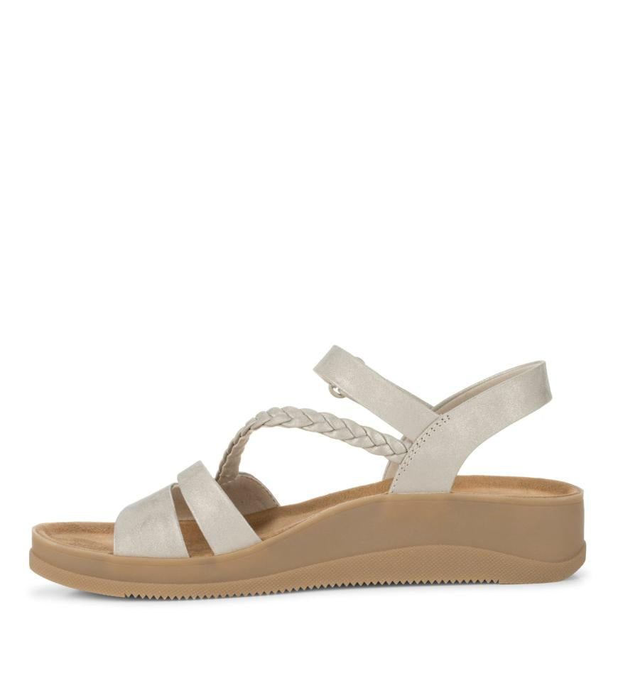 Baretraps Classic Comfort Sandals | Women Flicka Sandal Champagne