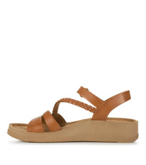 Baretraps Classic Comfort Sandals | Women Flicka Sandal Dark Caramel