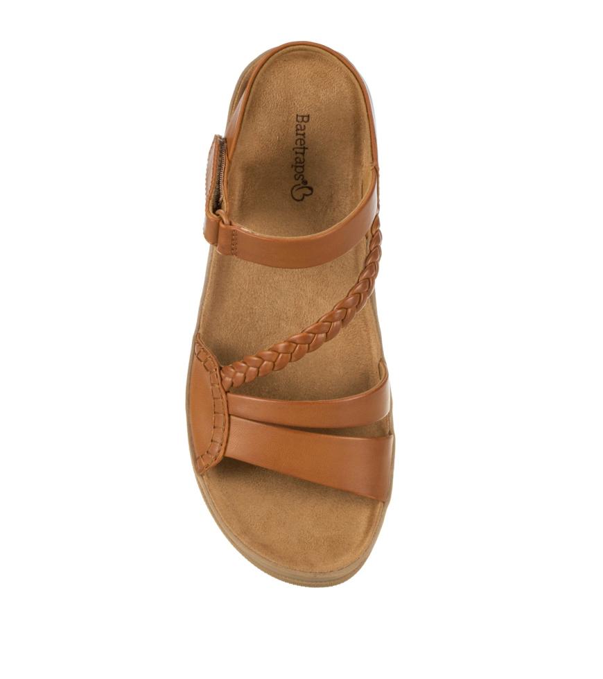 Baretraps Classic Comfort Sandals | Women Flicka Sandal Dark Caramel