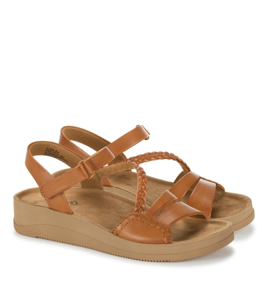 Baretraps Classic Comfort Sandals | Women Flicka Sandal Dark Caramel