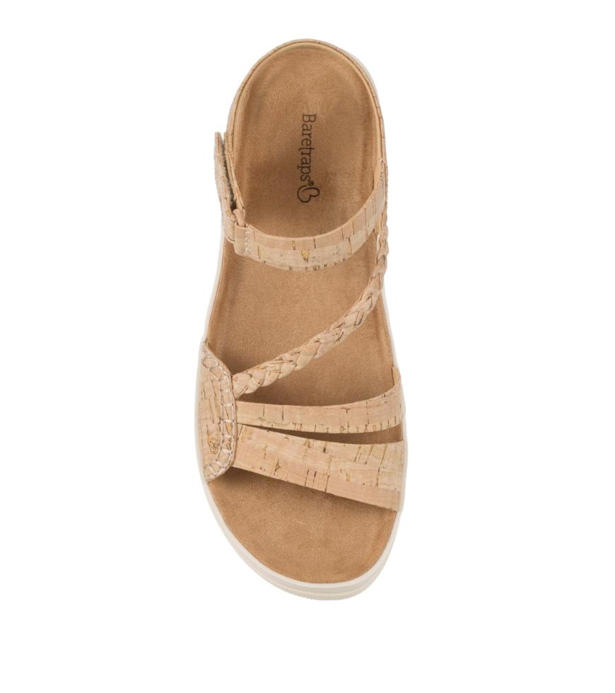 Baretraps Classic Comfort Sandals | Women Flicka Sandal Natural Cork