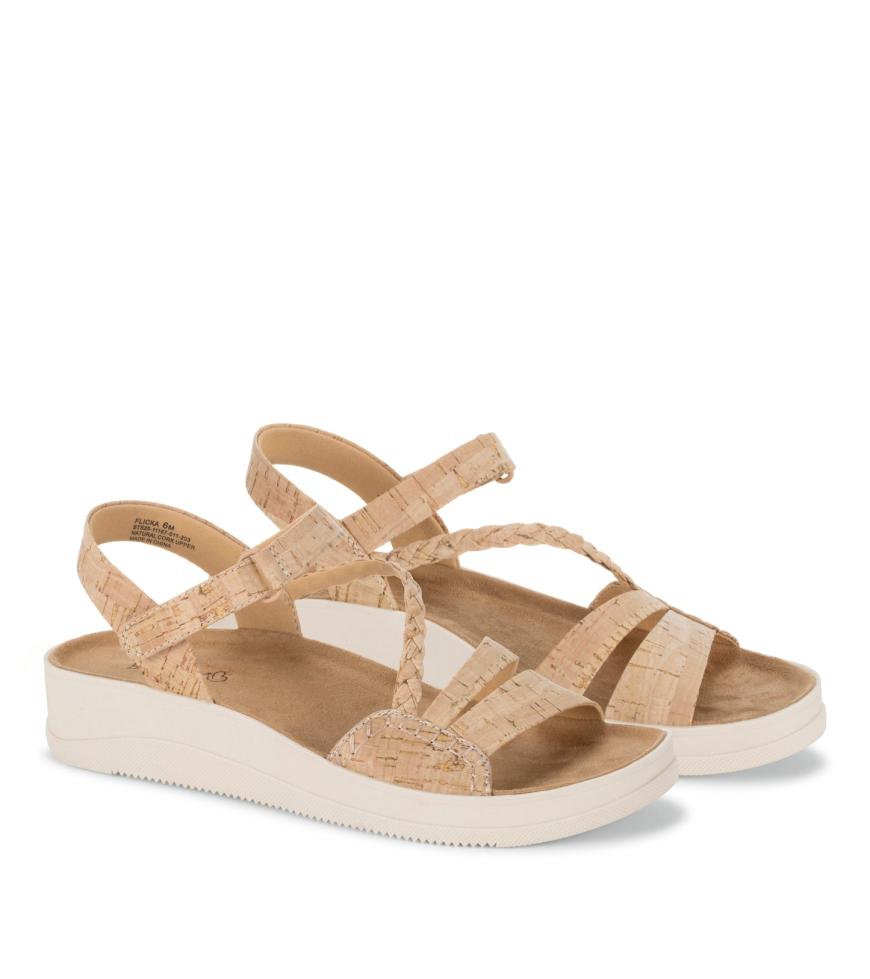 Baretraps Classic Comfort Sandals | Women Flicka Sandal Natural