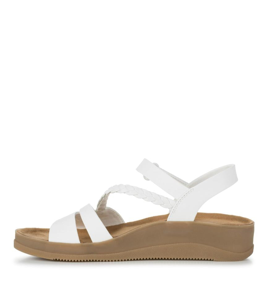 Baretraps Classic Comfort Sandals | Women Flicka Sandal White