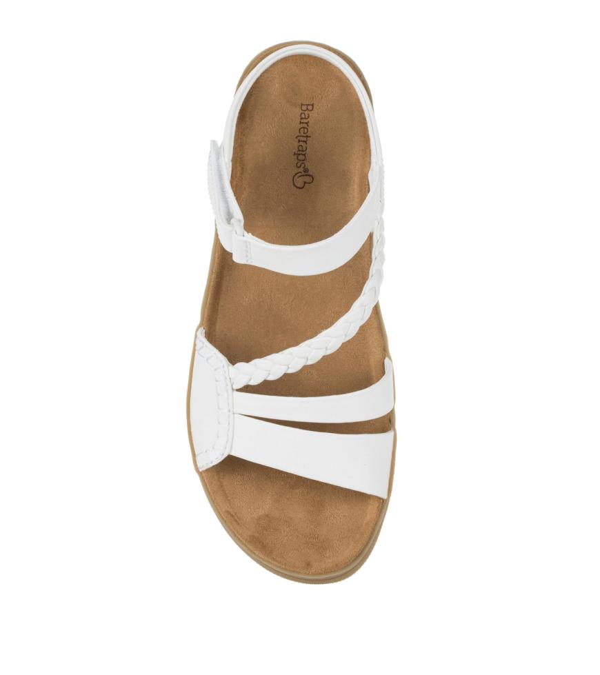 Baretraps Classic Comfort Sandals | Women Flicka Sandal White