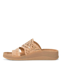 Baretraps Classic Comfort Sandals | Women Flora Slide Sandal Natural