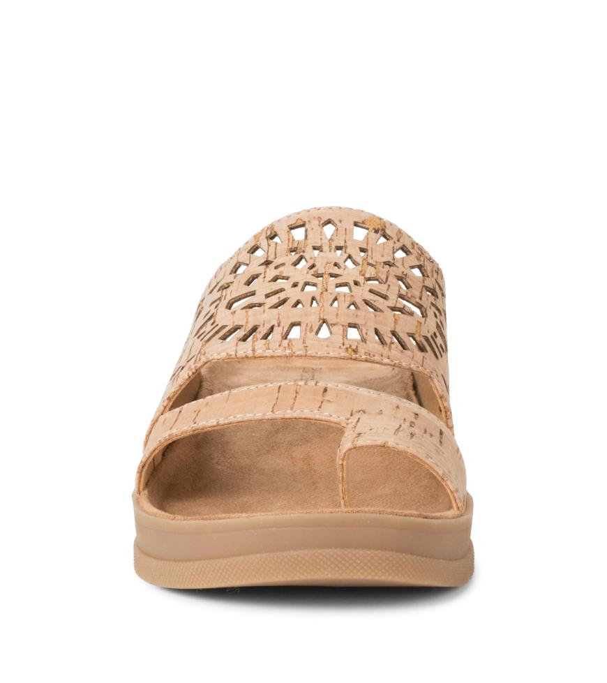 Baretraps Classic Comfort Sandals | Women Flora Slide Sandal Natural