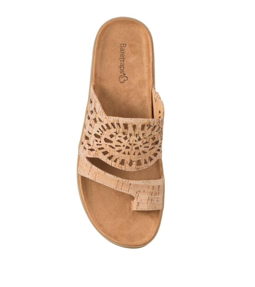 Baretraps Classic Comfort Sandals | Women Flora Slide Sandal Natural