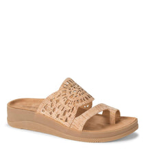 Baretraps Classic Comfort Sandals | Women Flora Slide Sandal Natural