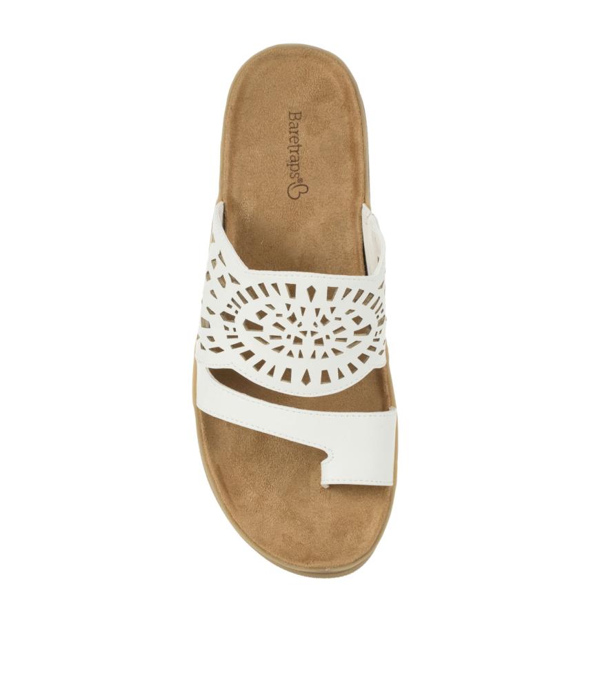 Baretraps Classic Comfort Sandals | Women Flora Slide Sandal White