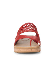 Baretraps Classic Comfort Sandals | Women Gibby Slide Sandal Cherry Red