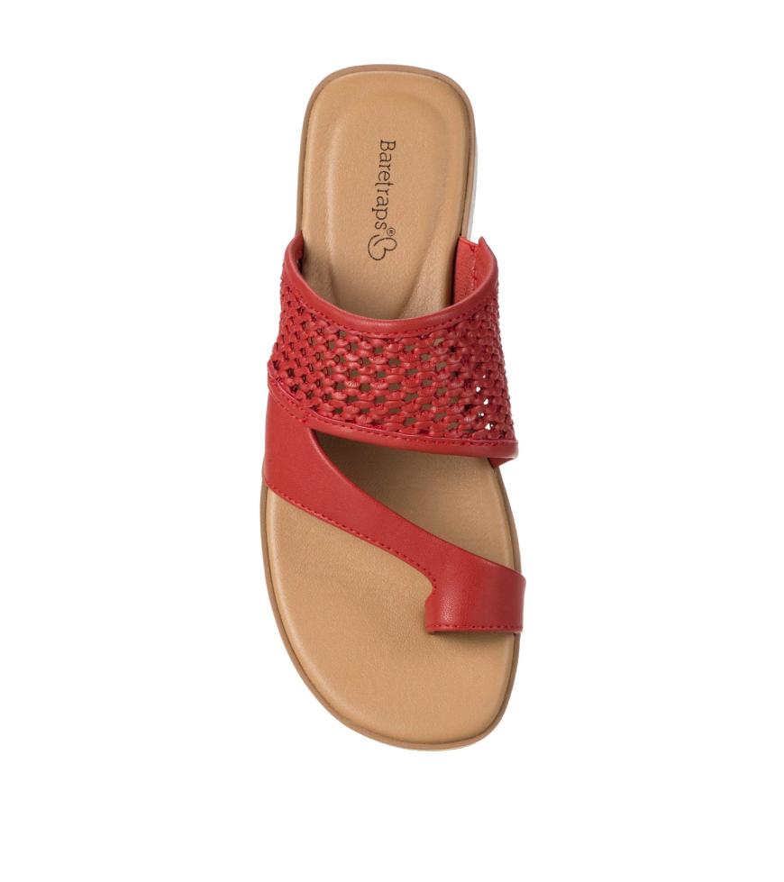 Baretraps Classic Comfort Sandals | Women Gibby Slide Sandal Cherry Red