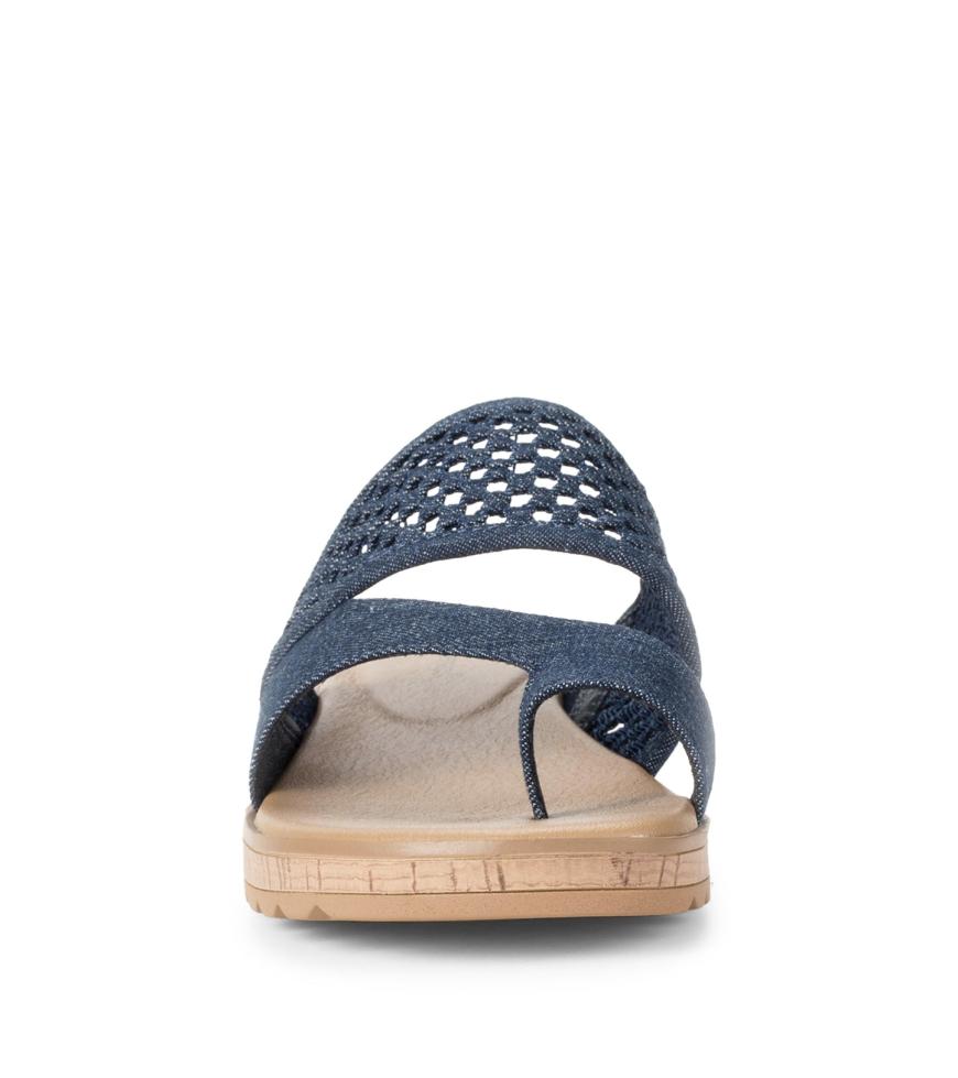 Baretraps Classic Comfort Sandals | Women Gibby Slide Sandal Dark Denim
