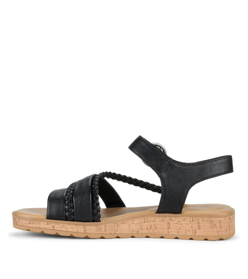 Baretraps Classic Comfort Sandals | Women Gwyneth Slide Sandal Black
