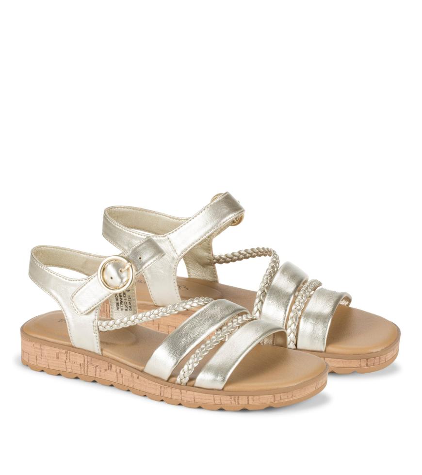 Baretraps Classic Comfort Sandals | Women Gwyneth Slide Sandal Champagne