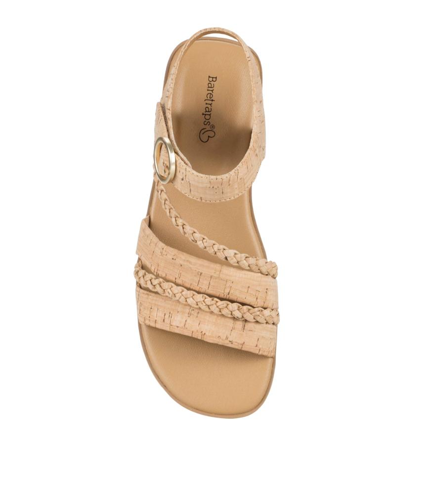 Baretraps Classic Comfort Sandals | Women Gwyneth Slide Sandal Natural